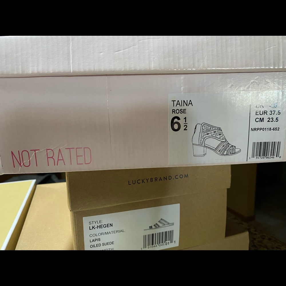 Not Rated Heels/summer sandals.